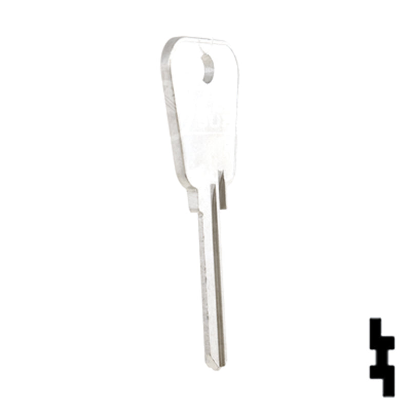 Uncut Key Blank | Lowe & Fletcher | LF25 Hitch-Tool Box-Utility Key Ilco