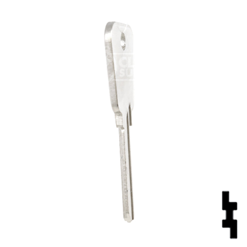 Uncut Key Blank | Lowe & Fletcher | LF25 Hitch-Tool Box-Utility Key Ilco