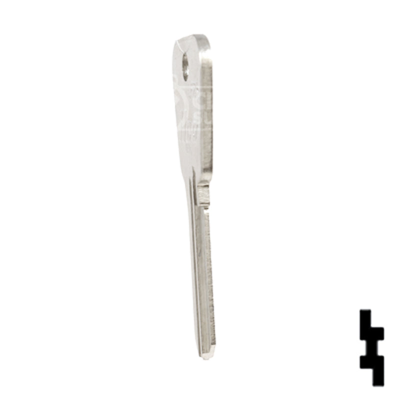 Uncut Key Blank | Lowe & Fletcher | LF25 Hitch-Tool Box-Utility Key Ilco