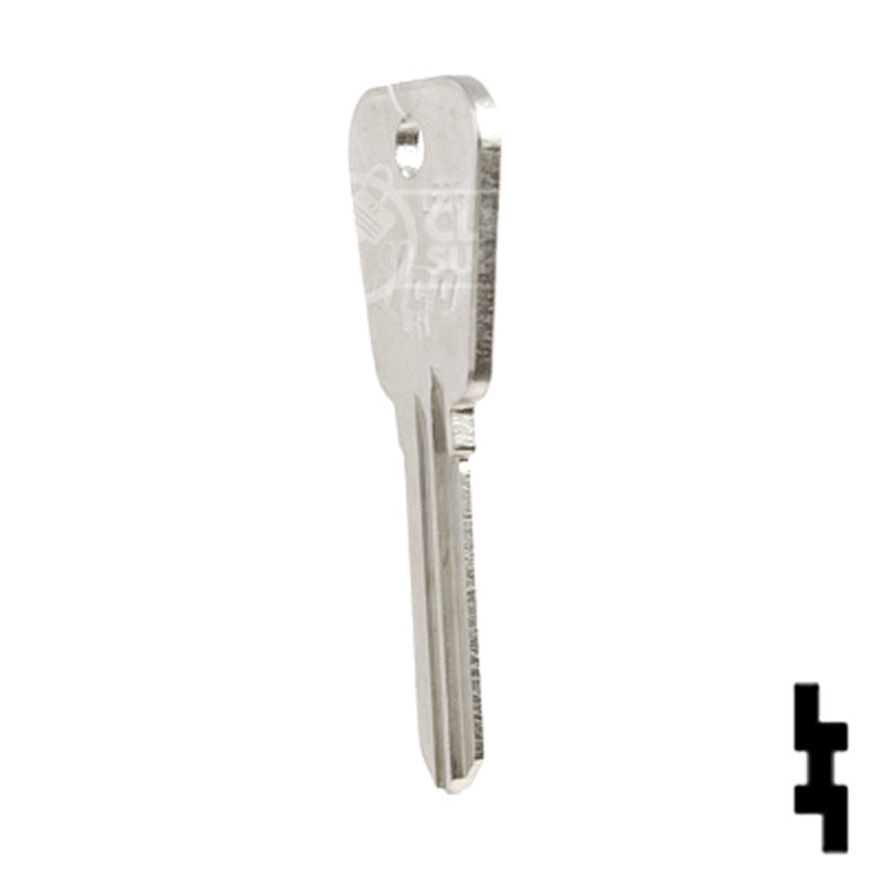 Uncut Key Blank | Lowe & Fletcher | LF25 Hitch-Tool Box-Utility Key Ilco