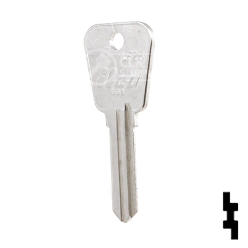 Uncut Key Blank | Lowe & Fletcher | LF25 Hitch-Tool Box-Utility Key Ilco
