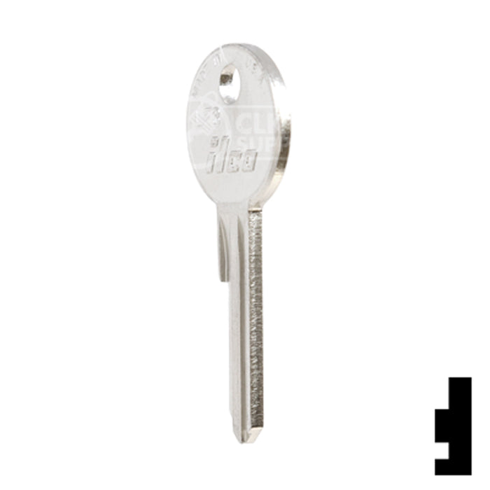 Uncut Key Blank | Lowe & Fletcher | LF3 Hitch-Tool Box-Utility Key Ilco