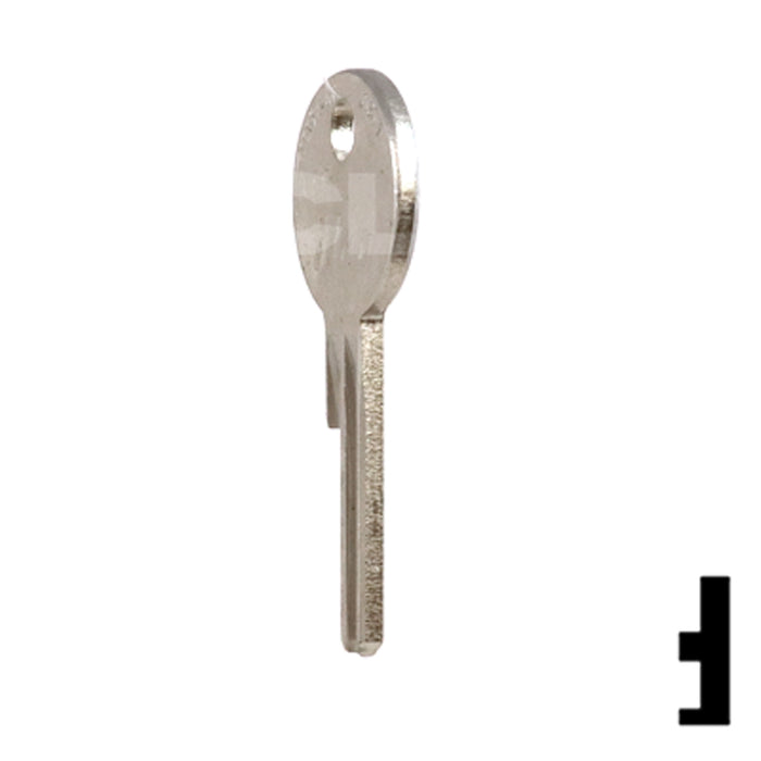 Uncut Key Blank | Lowe & Fletcher | LF5 Hitch-Tool Box-Utility Key Ilco