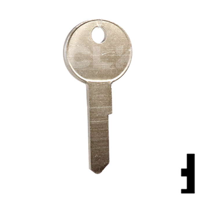 Uncut Key Blank | Lowe & Fletcher | LF5 Hitch-Tool Box-Utility Key Ilco