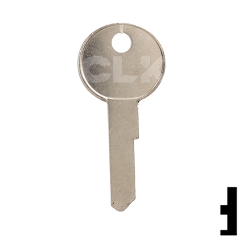 Uncut Key Blank | Lowe & Fletcher | LF5 Hitch-Tool Box-Utility Key Ilco