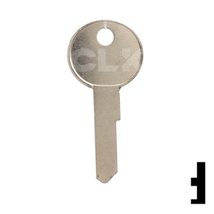 Uncut Key Blank | Lowe & Fletcher | LF5 Hitch-Tool Box-Utility Key Ilco