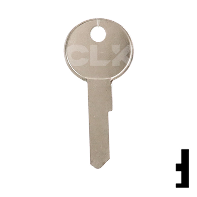 Uncut Key Blank | Lowe & Fletcher | LF5 Hitch-Tool Box-Utility Key Ilco