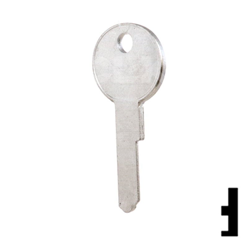Uncut Key Blank | Lowe & Fletcher | LF5 Hitch-Tool Box-Utility Key Ilco