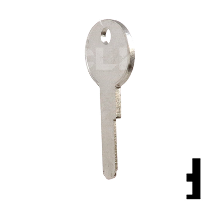 Uncut Key Blank | Lowe & Fletcher | LF5 Hitch-Tool Box-Utility Key Ilco