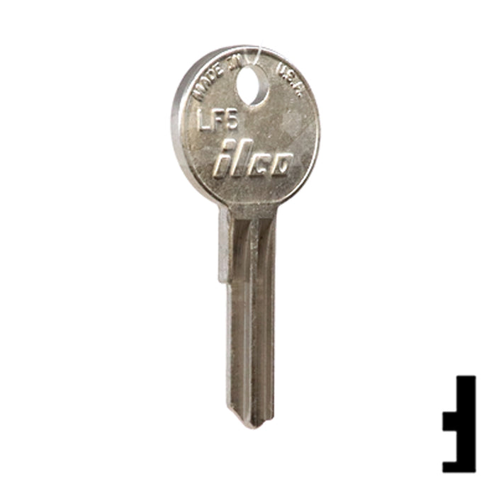 Uncut Key Blank | Lowe & Fletcher | LF5 Hitch-Tool Box-Utility Key Ilco