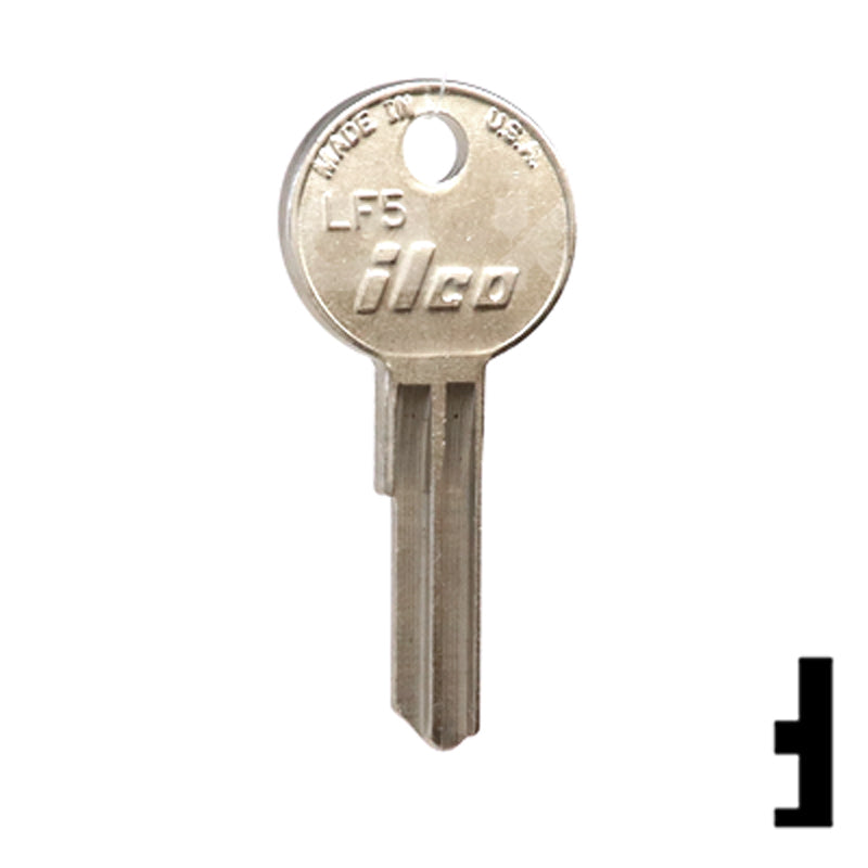 Uncut Key Blank | Lowe & Fletcher | LF5 Hitch-Tool Box-Utility Key Ilco