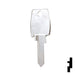 Uncut Key Blank | Lowe & Fletcher | LF8 Hitch-Tool Box-Utility Key Ilco