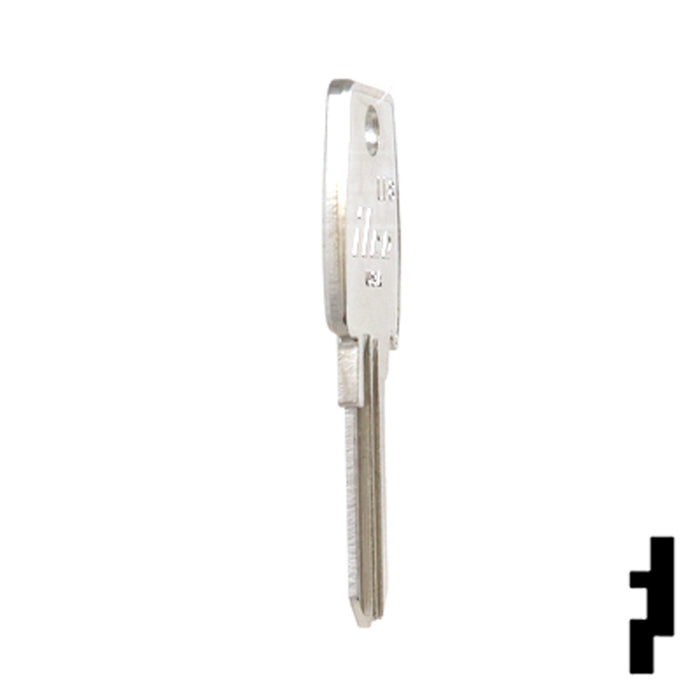 Uncut Key Blank | Lowe & Fletcher | LF8 Hitch-Tool Box-Utility Key Ilco