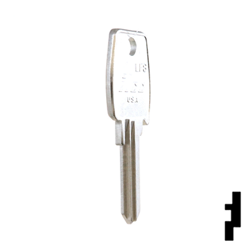 Uncut Key Blank | Lowe & Fletcher | LF8 Hitch-Tool Box-Utility Key Ilco