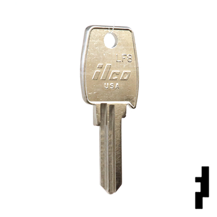 Uncut Key Blank | Lowe & Fletcher | LF8 Hitch-Tool Box-Utility Key Ilco
