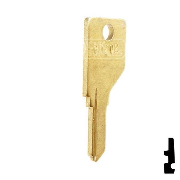 Uncut Key Blank | Pundra | BD202 Hitch-Tool Box-Utility Key Framon Manufacturing Company, Inc