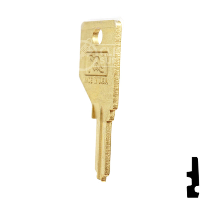 Uncut Key Blank | Pundra | BD202 Hitch-Tool Box-Utility Key Framon Manufacturing Company, Inc