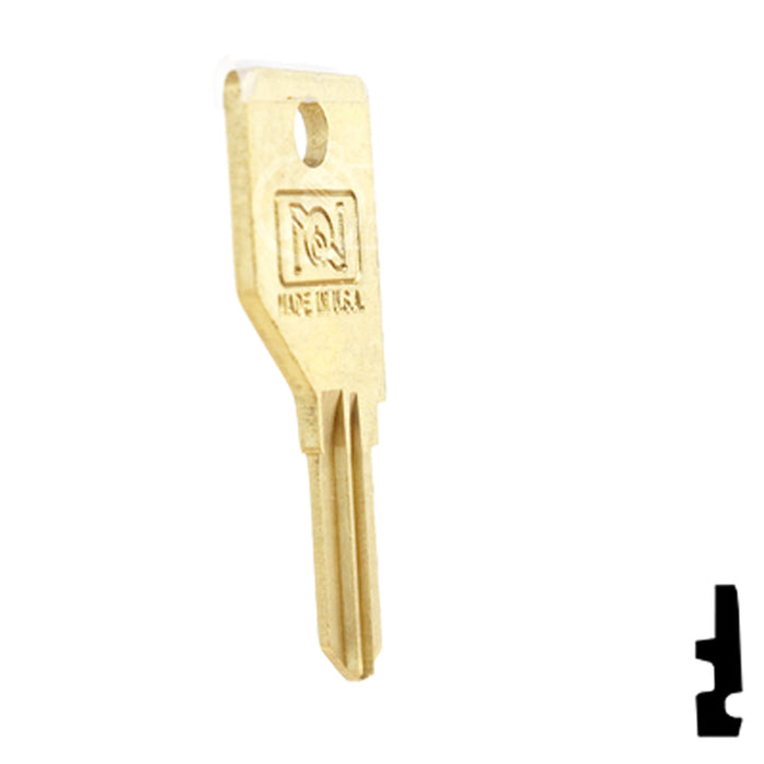 Uncut Key Blank | Pundra | BD202 Hitch-Tool Box-Utility Key Framon Manufacturing Company, Inc