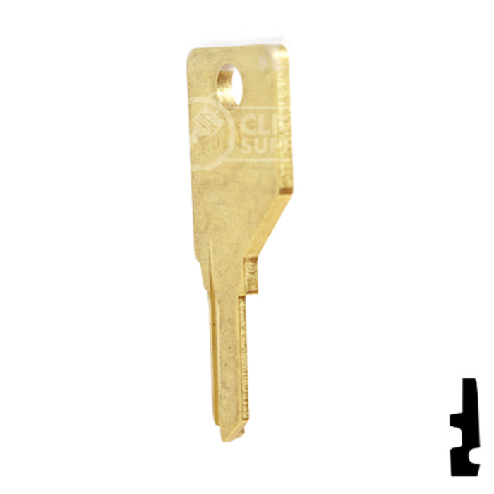 Uncut Key Blank | Pundra | BD202 Hitch-Tool Box-Utility Key Framon Manufacturing Company, Inc