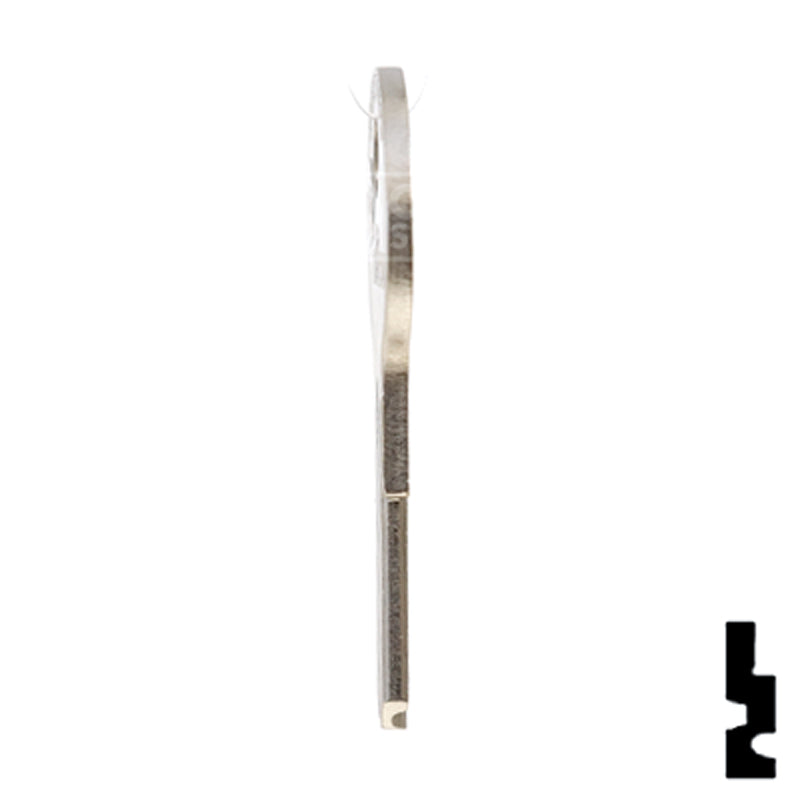 Uncut Key Blank | Pundra | PU1 Hitch-Tool Box-Utility Key Ilco