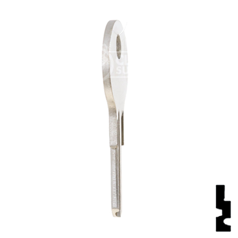 Uncut Key Blank | Pundra | PU1 Hitch-Tool Box-Utility Key Ilco