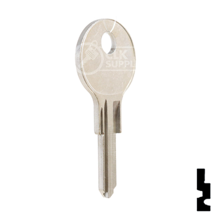 Uncut Key Blank | Pundra | PU1 Hitch-Tool Box-Utility Key Ilco