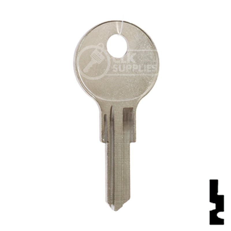 Uncut Key Blank | Pundra | PU1 Hitch-Tool Box-Utility Key Ilco