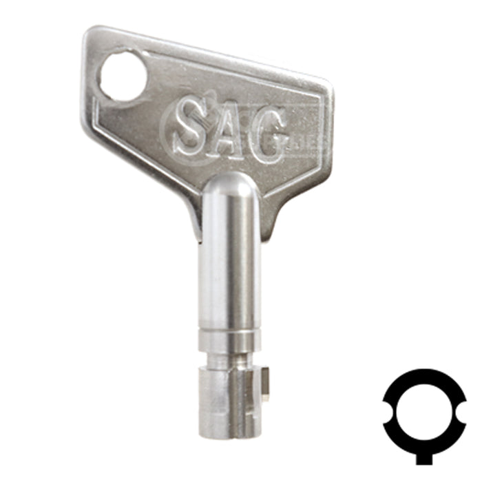 Uncut Key Blank | TSAG | BD192 Hitch-Tool Box-Utility Key Framon Manufacturing Company, Inc