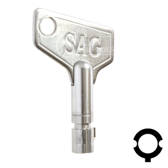 Uncut Key Blank | TSAG | BD192 Hitch-Tool Box-Utility Key Framon Manufacturing Company, Inc