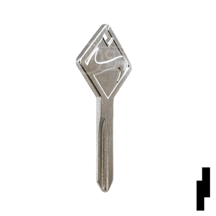 Uncut OEM Key Blank | A.R.E. | 322861 Hitch-Tool Box-Utility Key Strattec