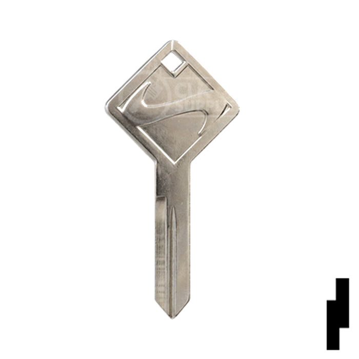 Uncut OEM Key Blank | A.R.E. | 322861 Hitch-Tool Box-Utility Key Strattec
