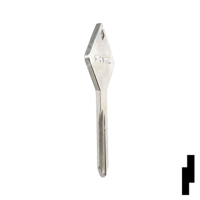 Uncut OEM Key Blank | A.R.E. | 322861 Hitch-Tool Box-Utility Key Strattec