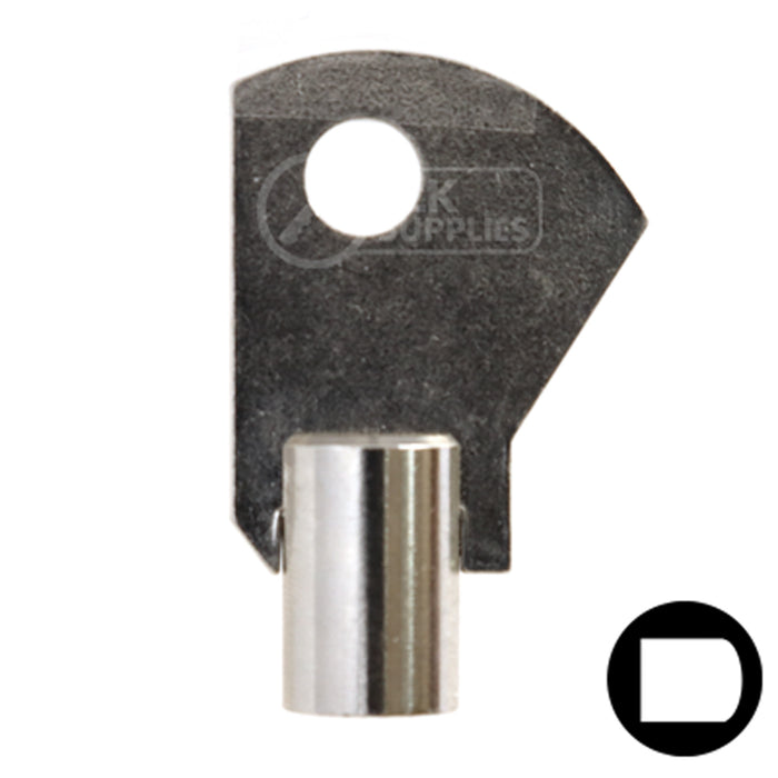 Utility Tool Tubular Key Blank | BD184 Hitch-Tool Box-Utility Key Framon Manufacturing Company, Inc