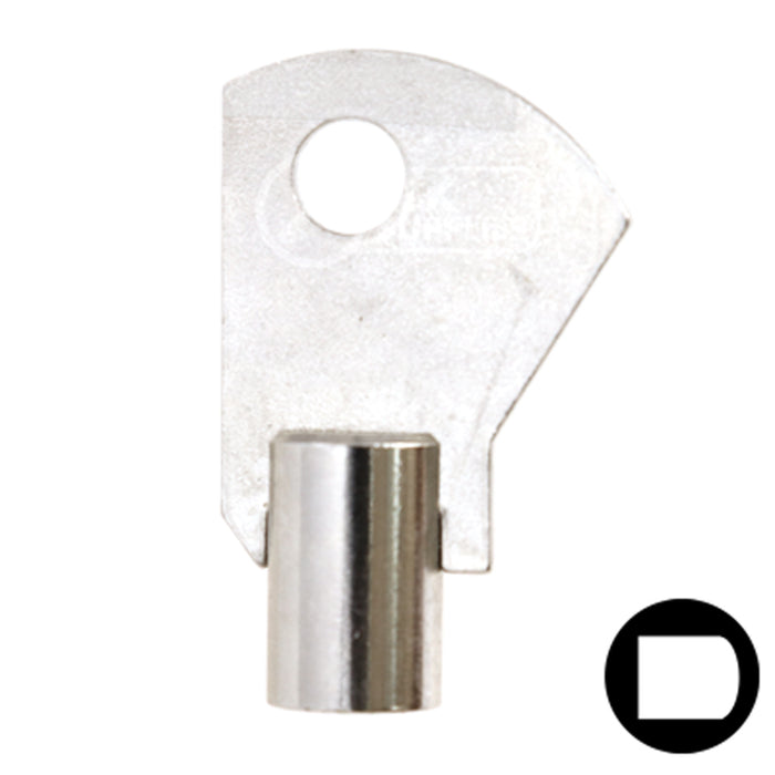 Utility Tool Tubular Key Blank | BD184 Hitch-Tool Box-Utility Key Framon Manufacturing Company, Inc