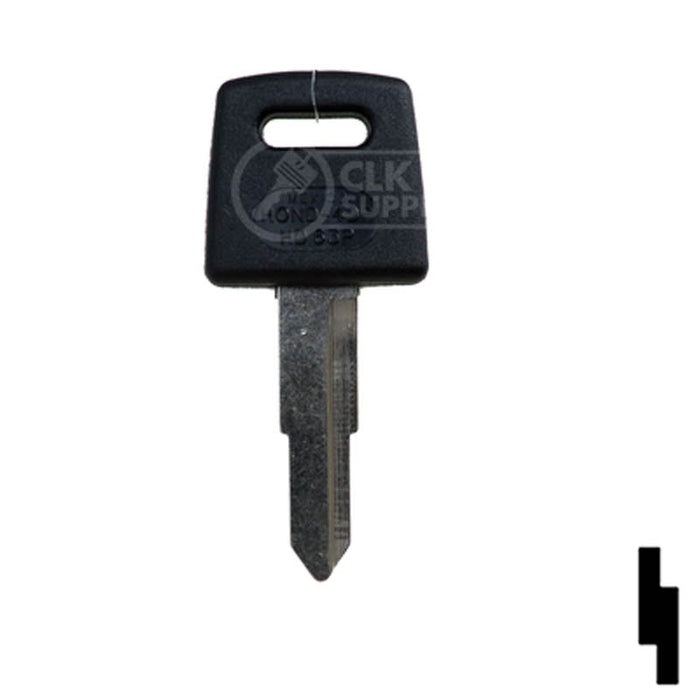 Honda HD74-P / HD63-P / X84 Motorcycle Key (JMA HOND-4D.P) JMA USA