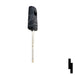 Honda HD74-P / HD63-P / X84 Motorcycle Key (JMA HOND-4D.P) JMA USA