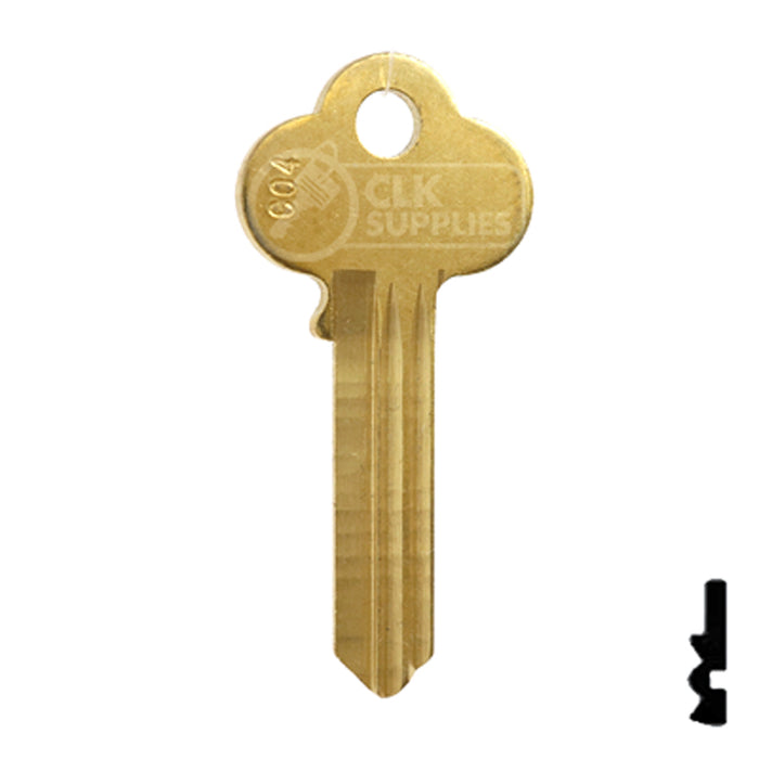 Uncut Key Blank | Corbin | 1001EA, CO4 Key Blanks Ilco