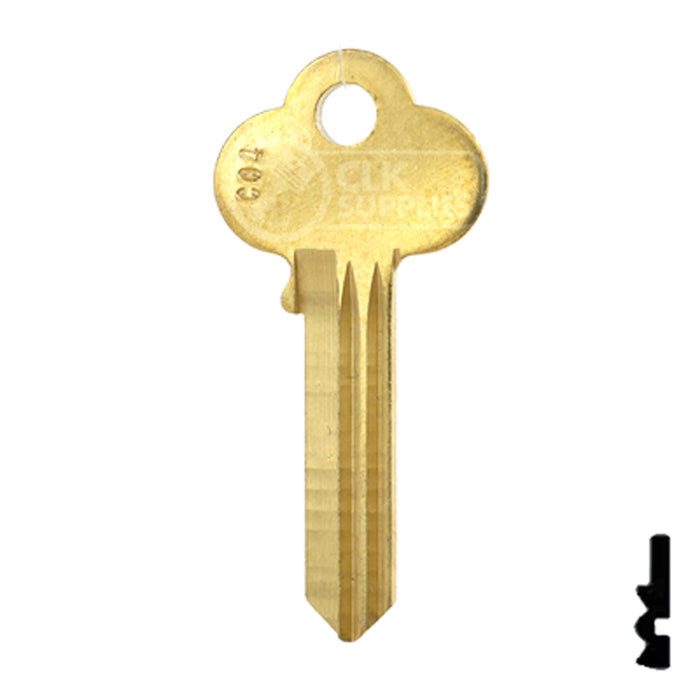 Uncut Key Blank | Corbin | 1001EA, CO4 Key Blanks Ilco