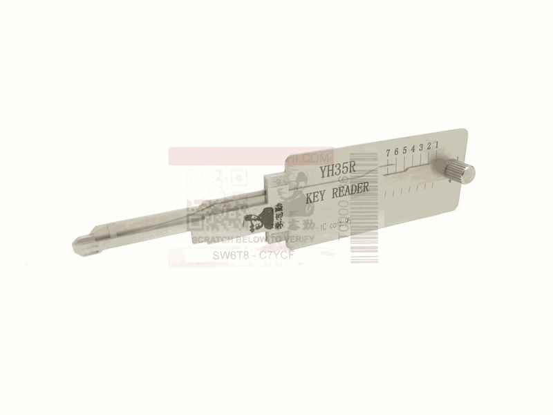 Original Lishi YM63/YH35R Decoder for Yamaha Motorcycle Key Decoder Original Lishi