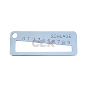 Axiom Entry Mini Schlage Key Gauge Key Gauge Axiom Entry