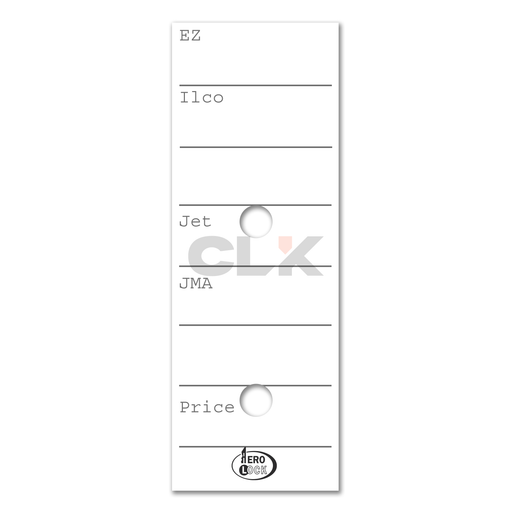 White Blank Key Tags- 96 Tags Key Hook LockVoy
