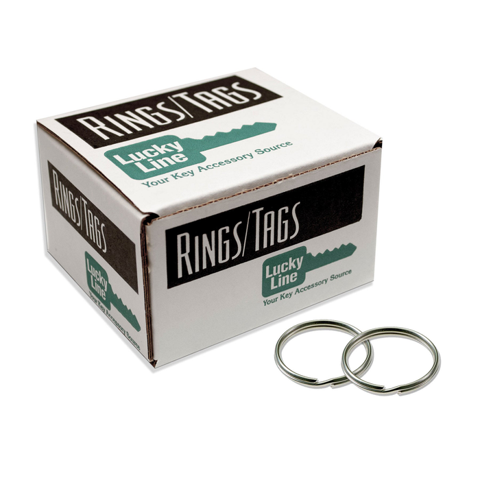 Lucky Line | 2" Nickel Plated Split Key Ring 50/Box Key Ring Lucky Line