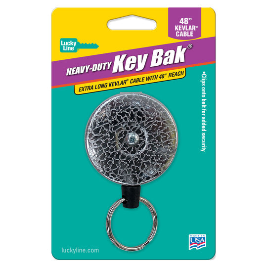 Lucky Line | Key Bak 48" Kevlar® 1/Card Key Ring Lucky Line