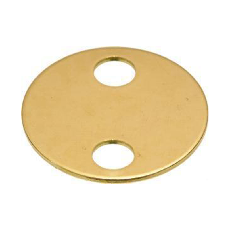 1 1/4" Brass Key Tag ( 2 Holes ) 100/Box Key Tag Lucky Line