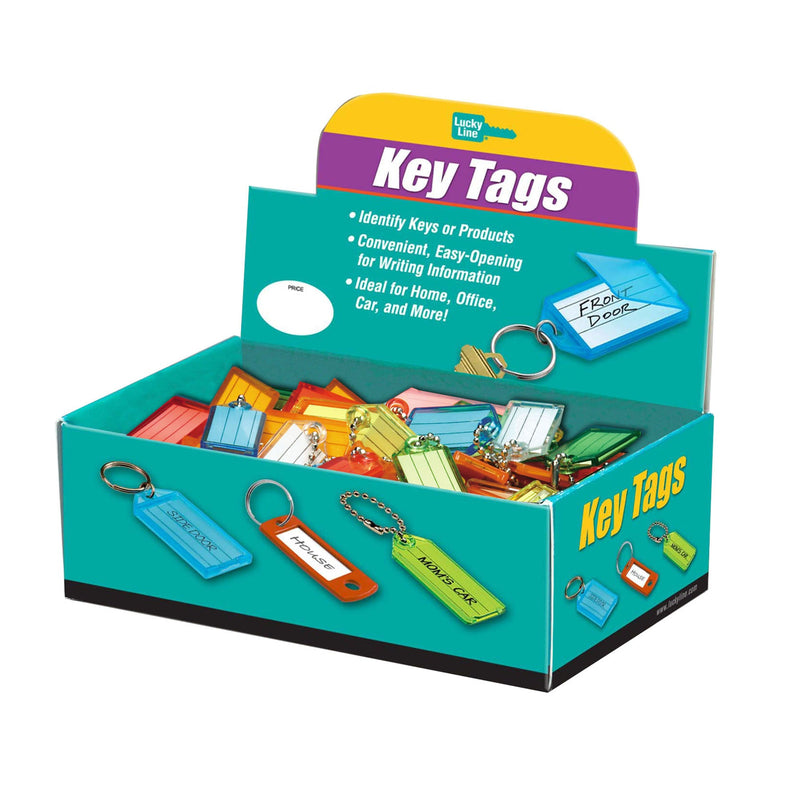 Lucky Line | Key Tag with Ball Chain 100/Box Key Tag Lucky Line