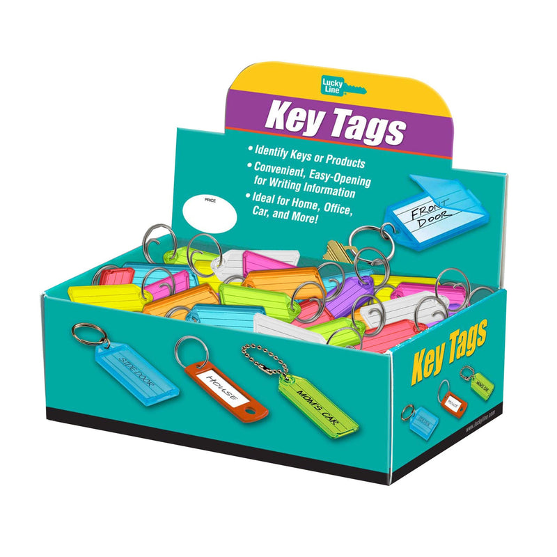 Lucky Line | Key Tag with Tang Ring 100/Box Key Tag Lucky Line