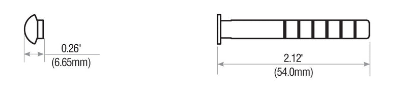 TLP-05 Tailpiece for K001 Cylinders KIK Cylinder Accessory GMS Industries