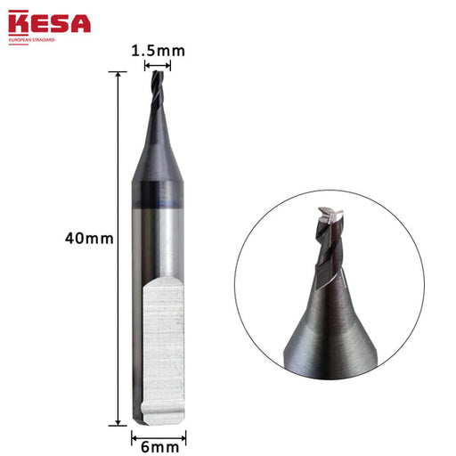 1.5mm Milling Cutter For Keyline Bianchi 994 Machine (CL005) Laser Key Cutting Bit KESA