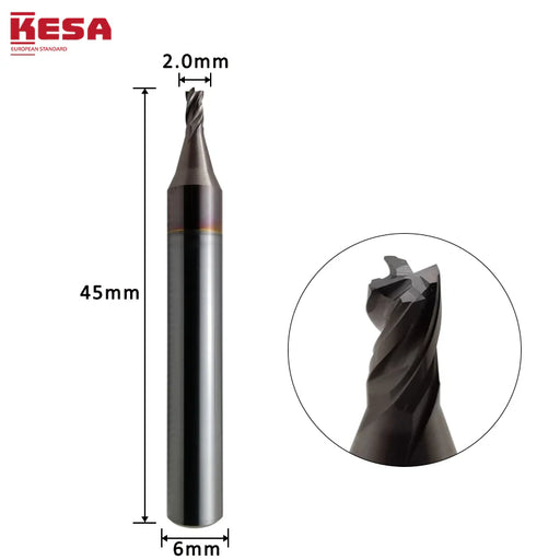 2.0mm Carbide Cutter For Keyline 303/304/319 (HC044) Laser Key Cutting Bit KESA