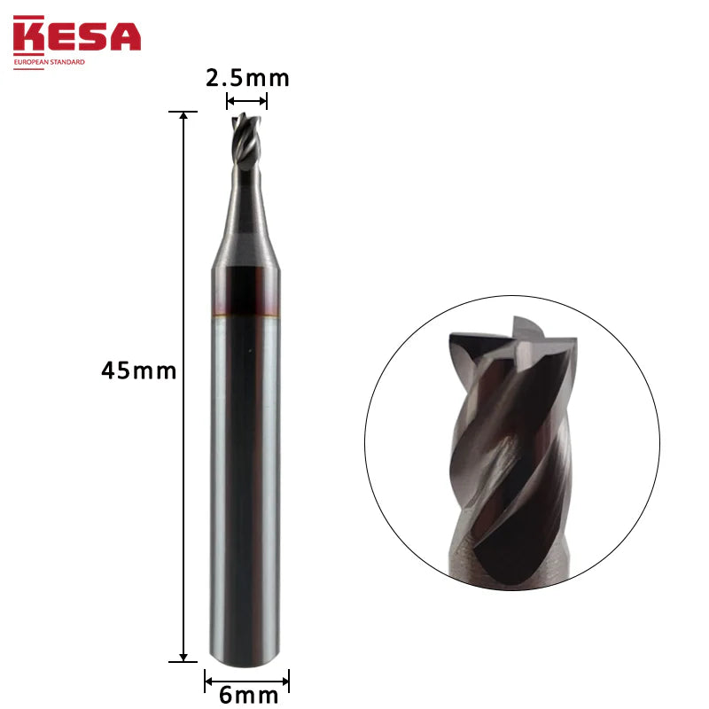 2.5mm Carbide Cutter For Keyline 303/304/319 (HC011) Laser Key Cutting Bit KESA